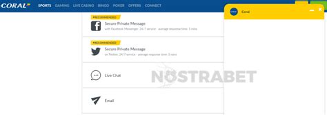 coral bet live chat|coral customer services live chat.